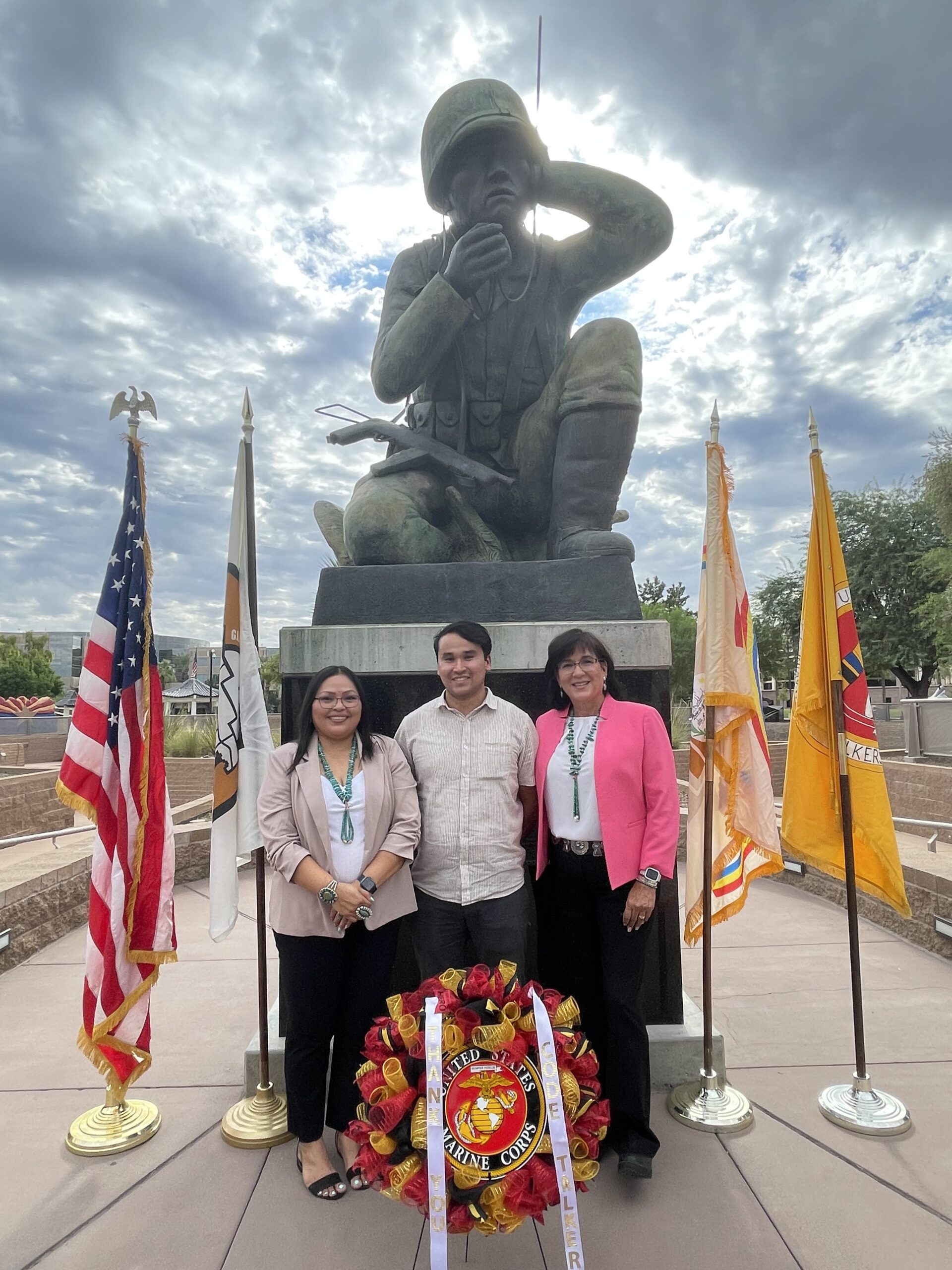 Doreen Garlid Delivers Opening Remarks at 2023 Navajo Code Talkers Day Ceremony