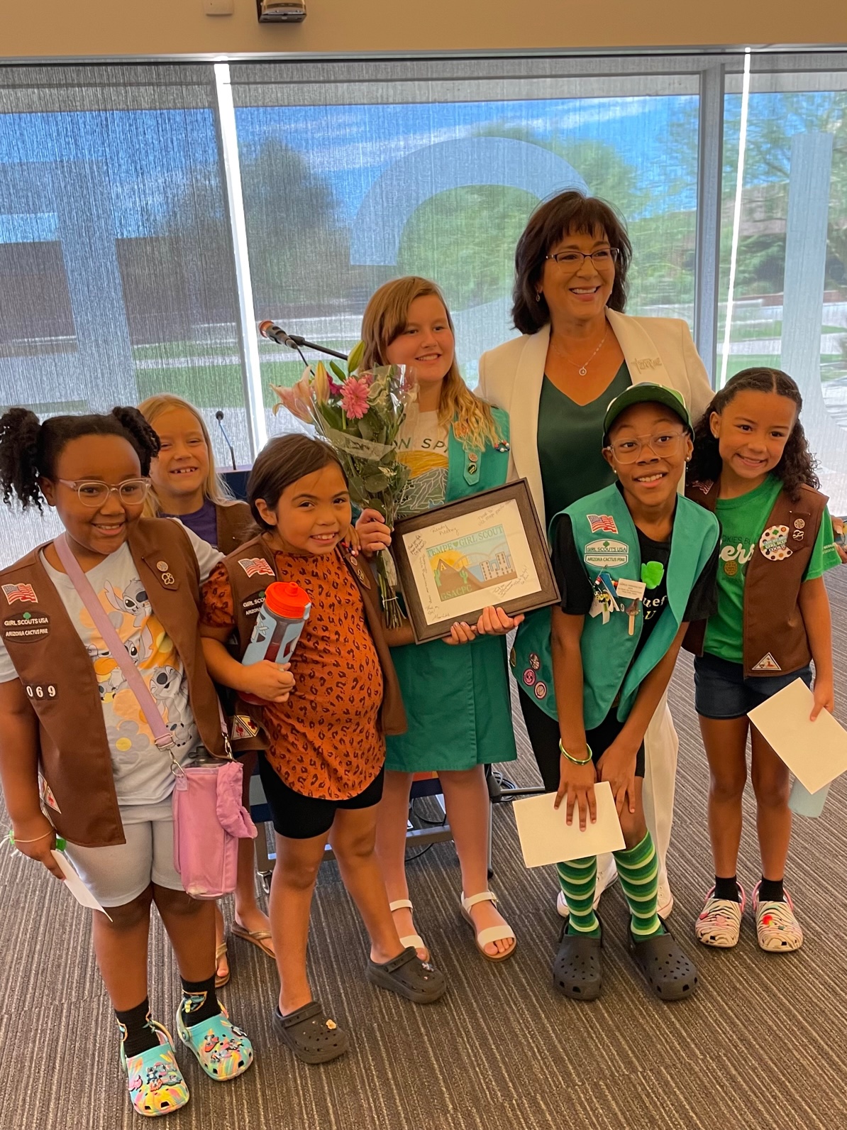 Doreen Garlid Launches City of Tempe Girl Scout Patch