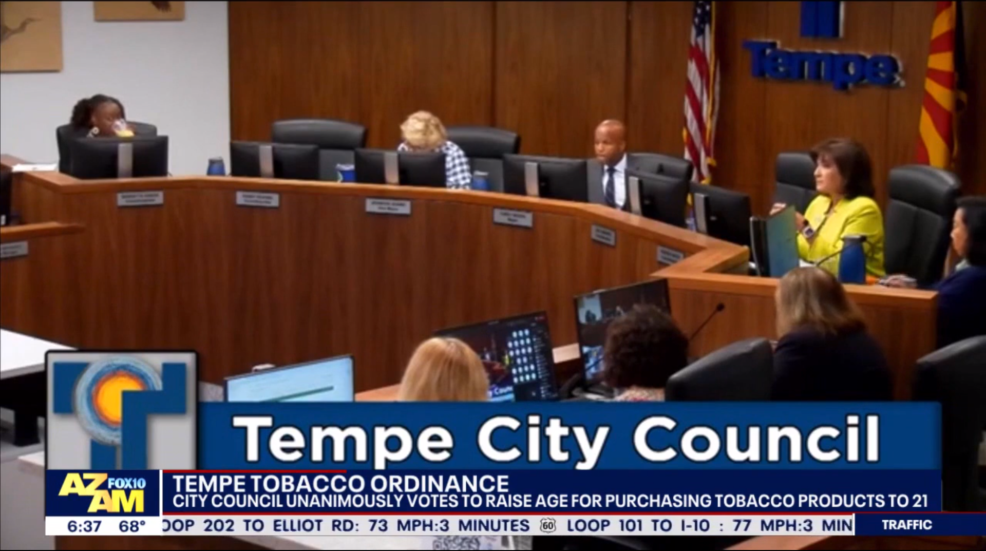 Council vote smoking ordinance
